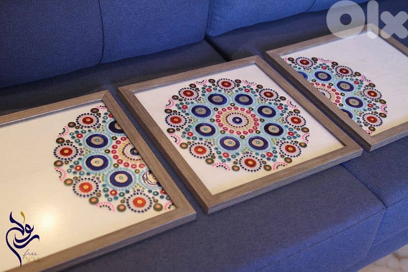 Hand painted Dot Mandala 2