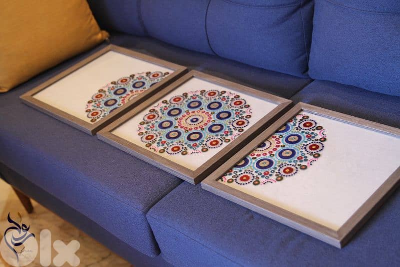 Hand painted Dot Mandala 4