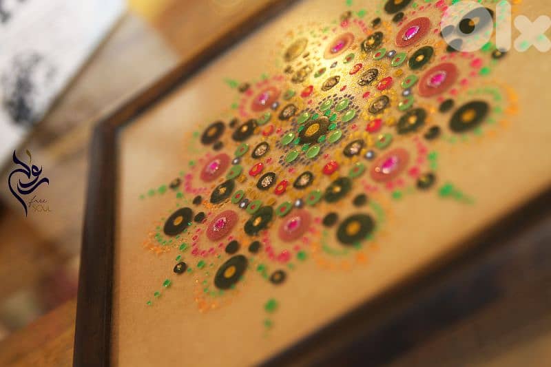 Hand painted Dot Mandala 3