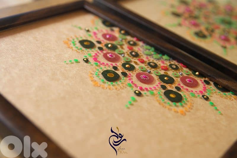 Hand painted Dot Mandala 7