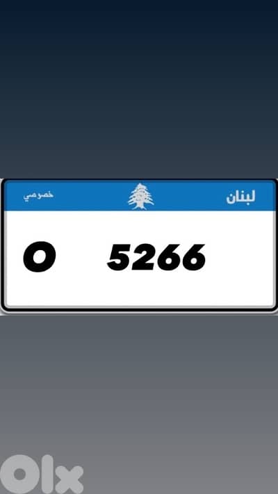 plate number