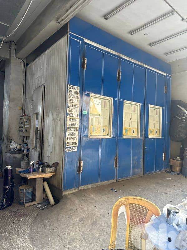 Paint Booth 12Meter+ Compressor500L+ Generator 40KVA 0