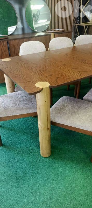 غرفة سفرة سنديان. full dining room mobilia 4