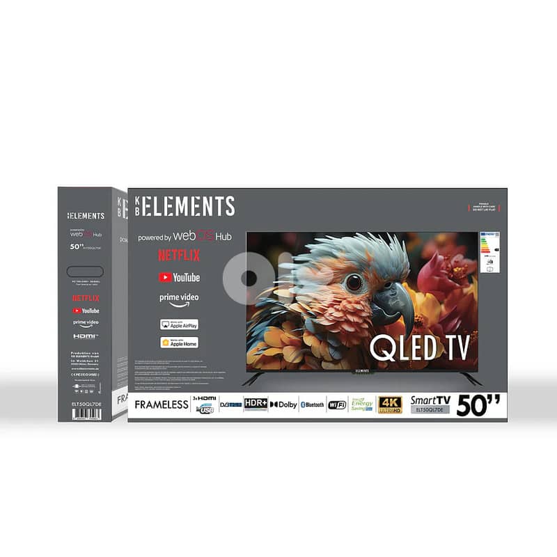 KB Elements Qled WebOS 50″ Inch TV-UHD 4K Smart | تلفزيون 50 إنش 9