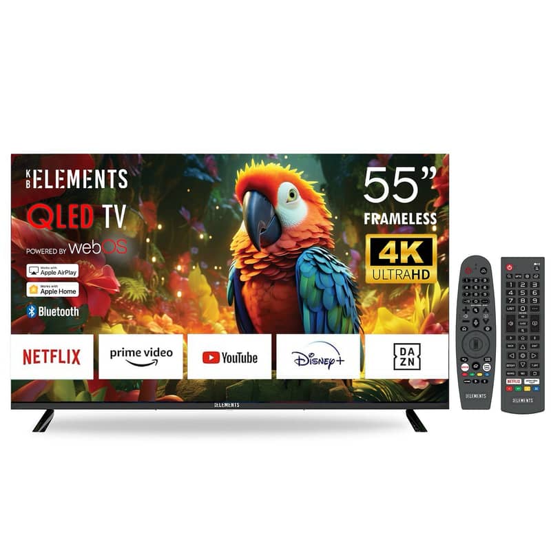 KB Elements Qled WebOS 55″ Inch TV-UHD 4K Smart | تلفزيون 55 إنش 1