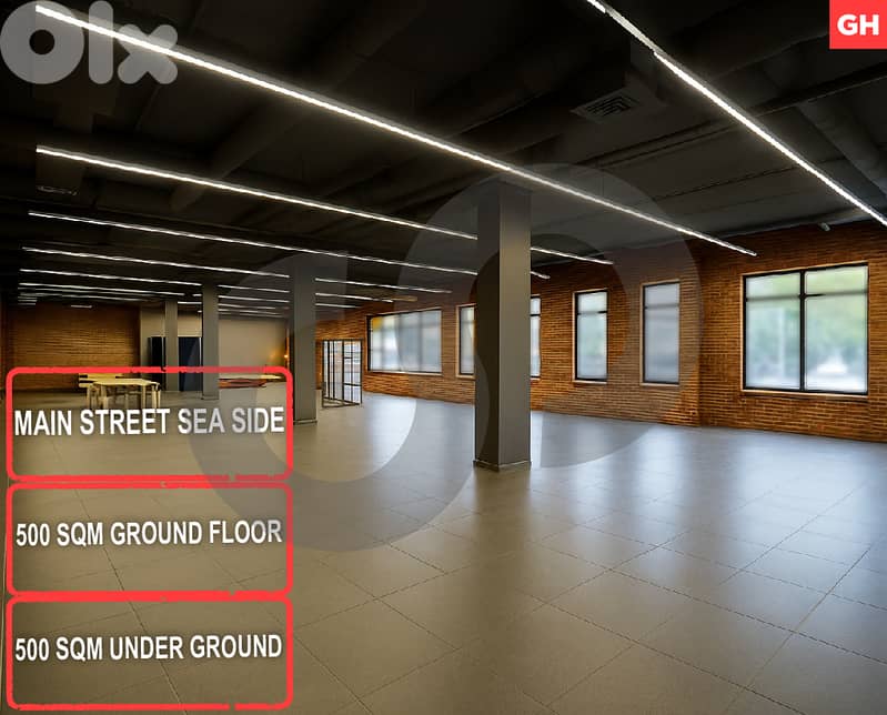 SHOWROOM FOR SALE IN HARET SAKHER SEA SIDE REF#GH127764 0