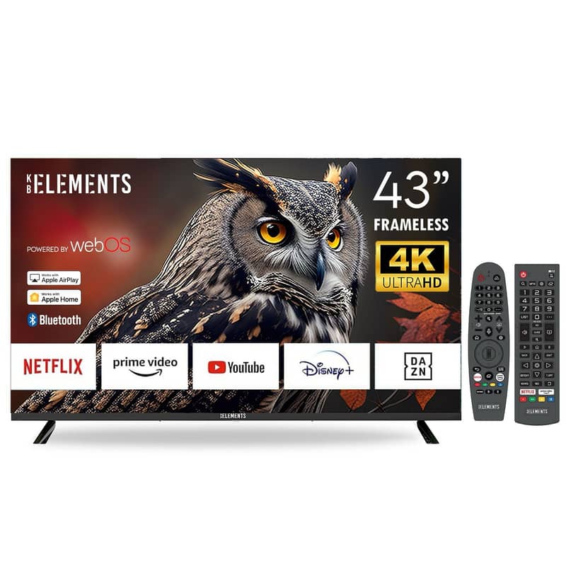 KB Elements Led WebOS 43″ Inch TV-UHD 4K Smart | تلفزيون 43 إنش 1