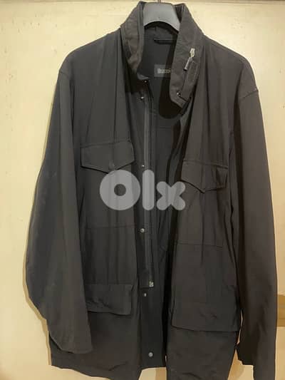 MILESTONE brand wind breaker black size xl