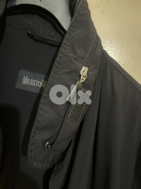 MILESTONE brand wind breaker black size xl 2