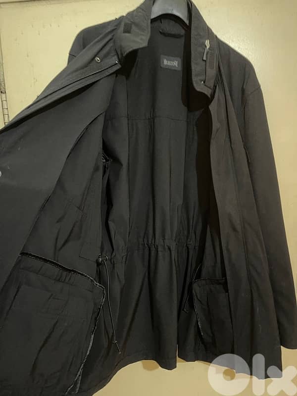 MILESTONE brand wind breaker black size xl 9