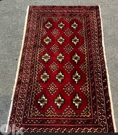 Persian Bukhara wool hand made carpet