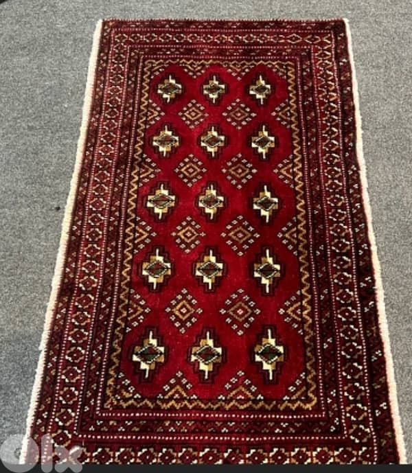 Persian Bukhara wool hand made carpet 0