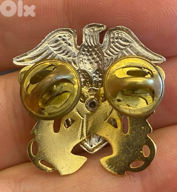 ميدالية شارة قبعة ظابط في البحرية الاميركية الحرب العالمية الثانية 1