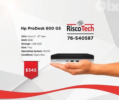 TINY PC HP PRODESK 600-G5 - كومبيوتر