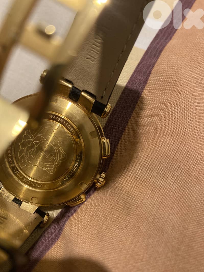 VERSACE V-Race GMT Alarm 29G Quartz Watch 46 mm Black Gold 3