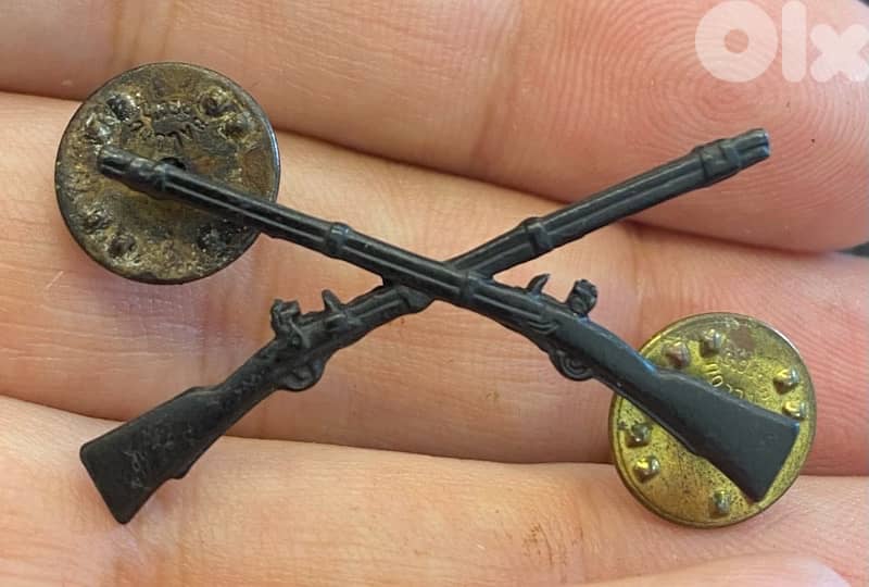 شارة ميدالية ظباط المشاة الجيش الاميركي سنة ١٨٧٥ 0