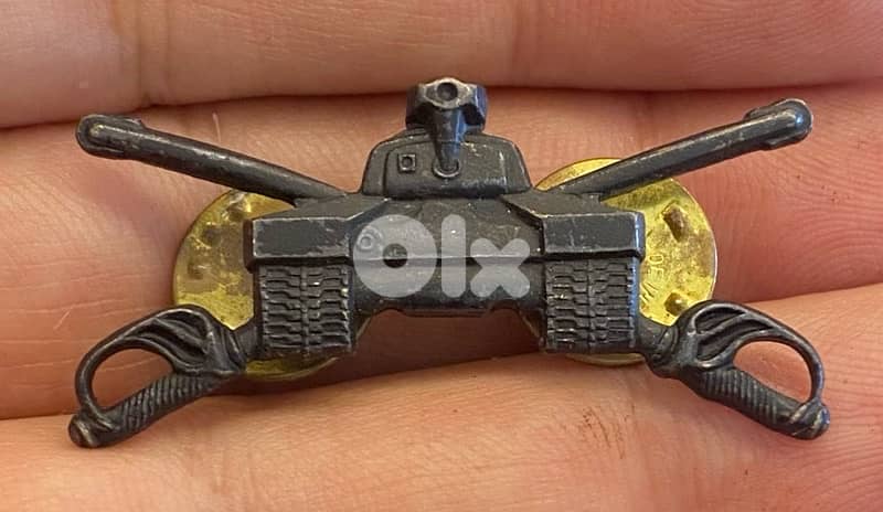 شارة ميدالية سلاح الفرسان في الجيش الاميركي قسم المدرعات الحرب الثانية 0