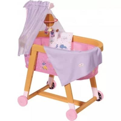 zapf baby born goodnight bassinet 43x38cm