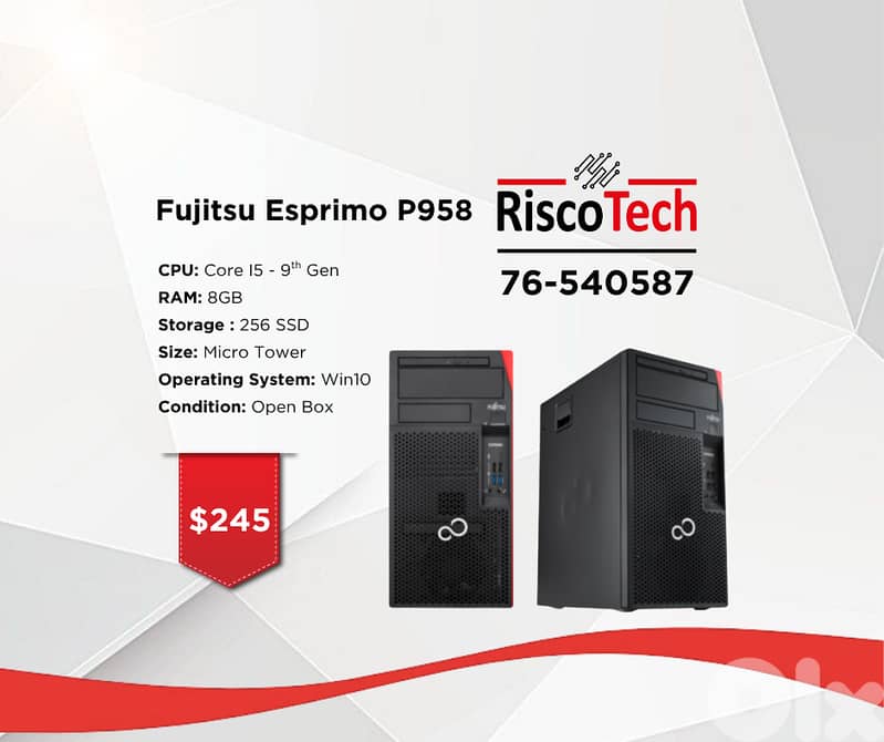 MICRO TOWER FUJITSU ESPRIMO-P958 - كومبيوتر 0