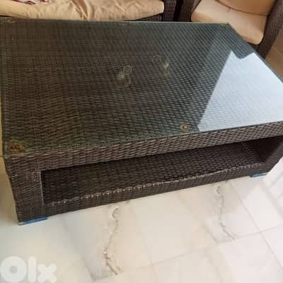 طاولة حديقة طبقتين