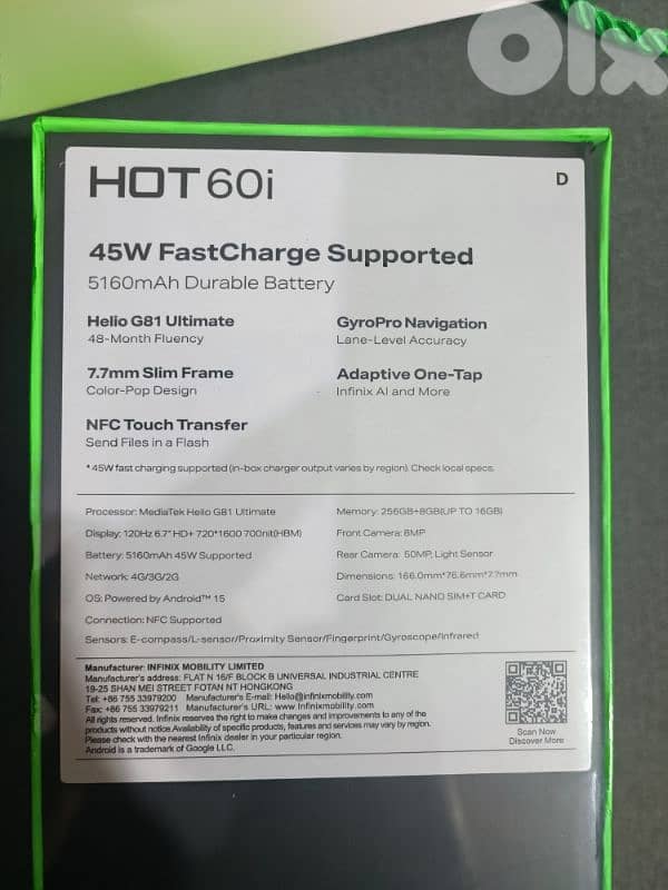 infinix hot 60i 1