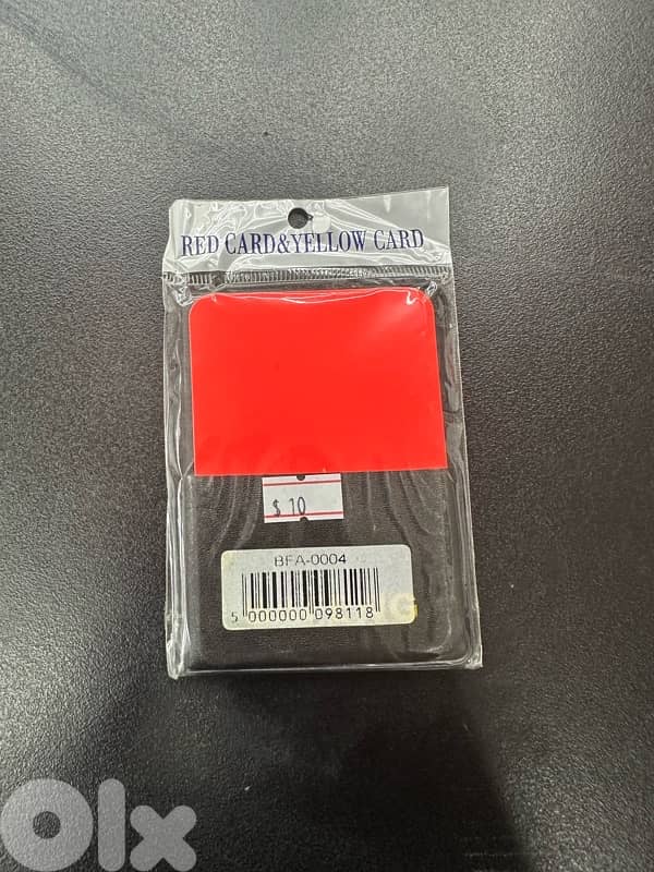 Yellow and Red cards 1