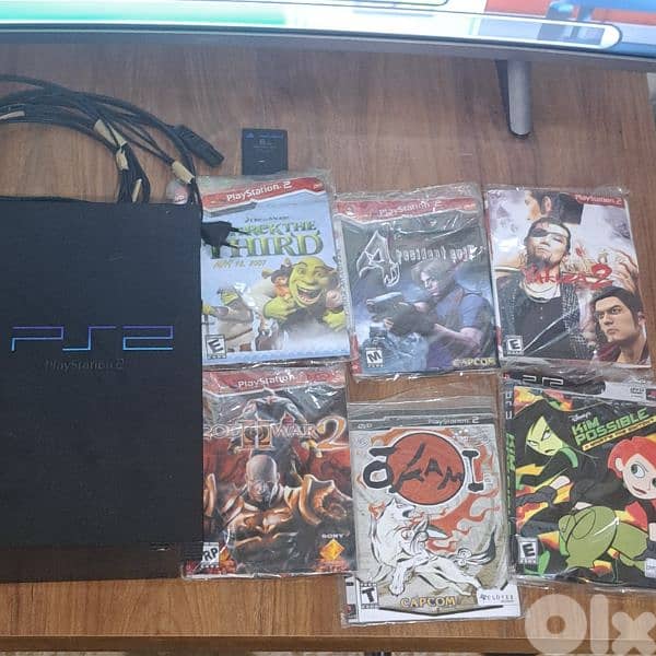 PS2 with games 0
