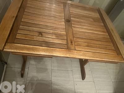 Wooden Collapsable Table