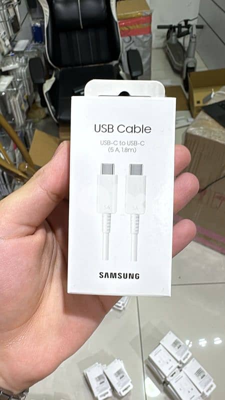 Samsung usb-c to usb-c cable (5a,1.8m) white 0