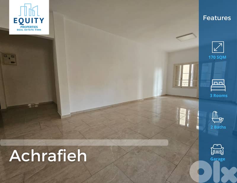 170 SQM Apartment For Sale In Achrafieh شقة للبيع #AA218724 0