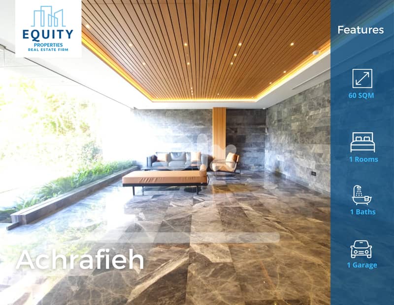 Furnished 60 SQM Apartment For Rent In Achrafieh شقة للإيجار #AA218824 0