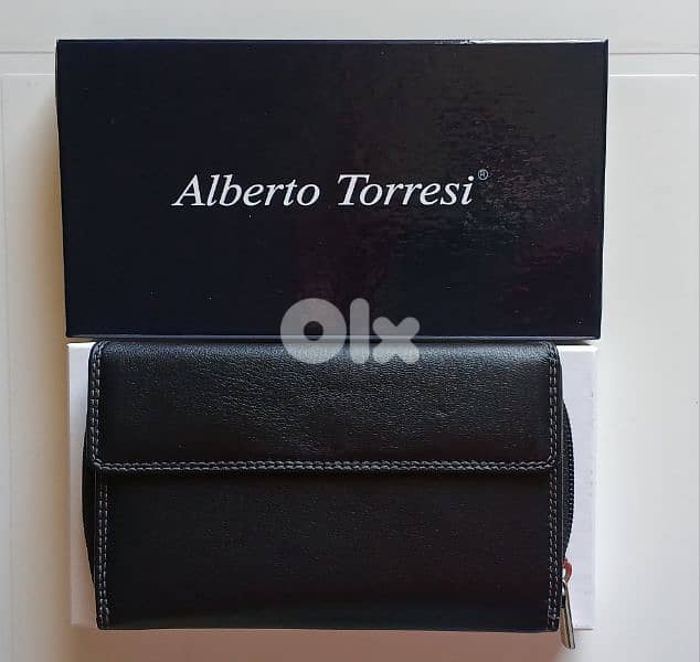 Very Soft Real Leather Woman Wallet - Made in Italy 1