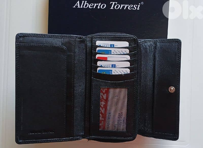 Very Soft Real Leather Woman Wallet - Made in Italy 3