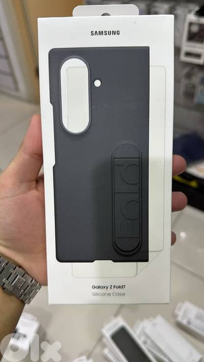 Samsung galaxy z fold 7 silicone Case Black
