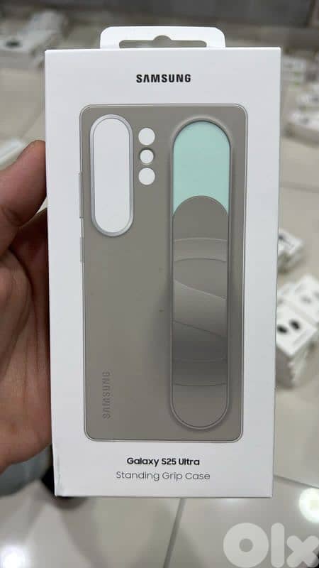 Samsung Standing Grip Case Galaxy S25 Ultra Gray 0