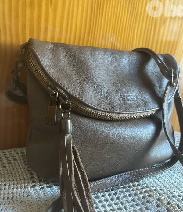 Borse In Pelle Genuine Leather Crossbody Bag 1