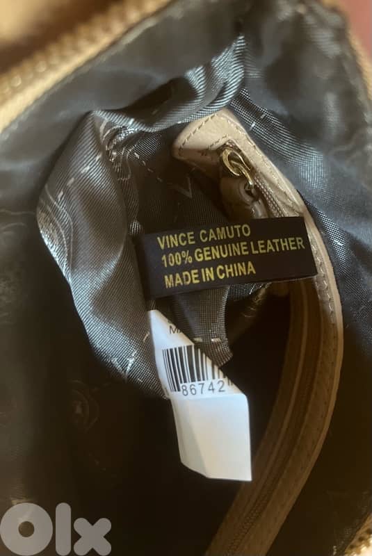 Vince Camuto Genuine Leather Nude Crossbody Bag 3