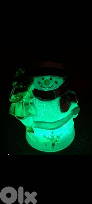 Christmas lighting snowman 2