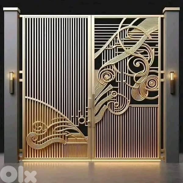 تجهيز كافة انواع ابواب الحديد و الدفاعات والخيم Majority of metal work 4