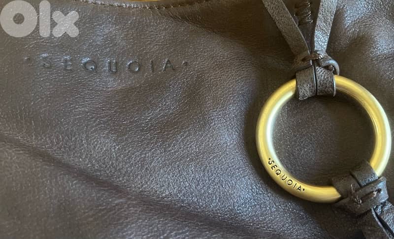 SEQUOIA Genuine Leather Brown Satchel 2