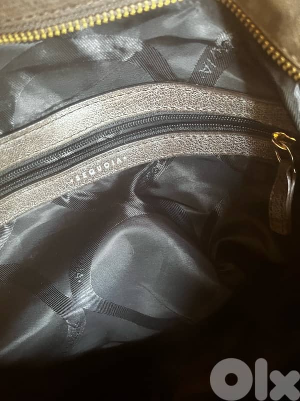 SEQUOIA Genuine Leather Brown Satchel 4