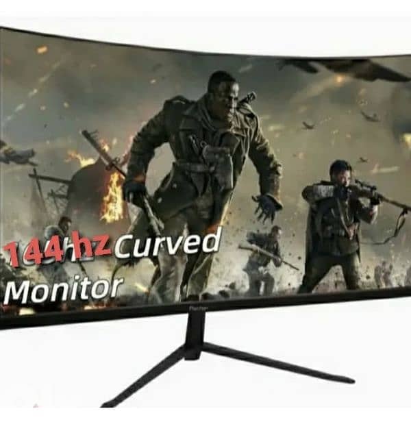 PRESHEN  24" CURVED FRAMELESS Gamkng  MONITOR. 144Hz/ 4$ delivery 1