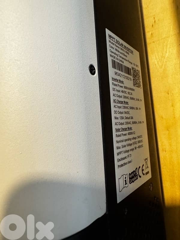 original Voltronic MPPT solar inverter 8000W انفرتر فولترونيك 3