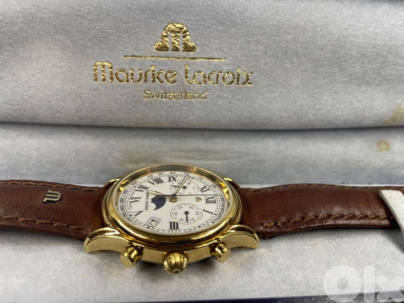 RARE: Maurice Lacroix chrono moonphase timepiece 1