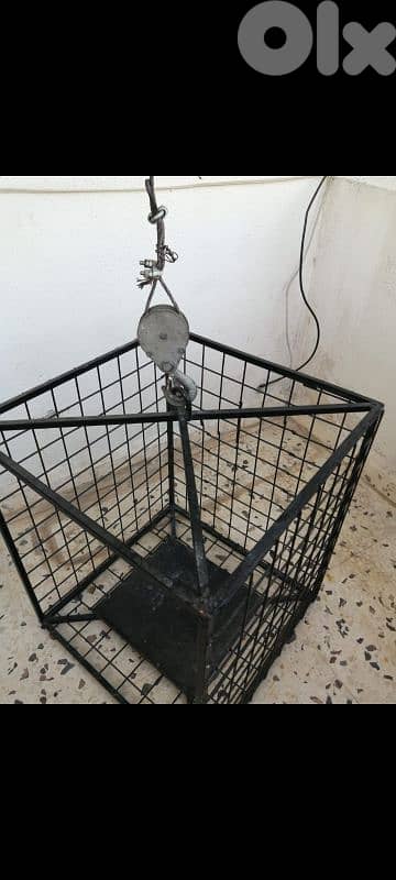 ونش حديد مع سكة يعمل ع الاشتراك و الكهرباء 225$ negotiable 1