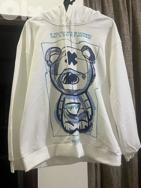 White hoodie 0