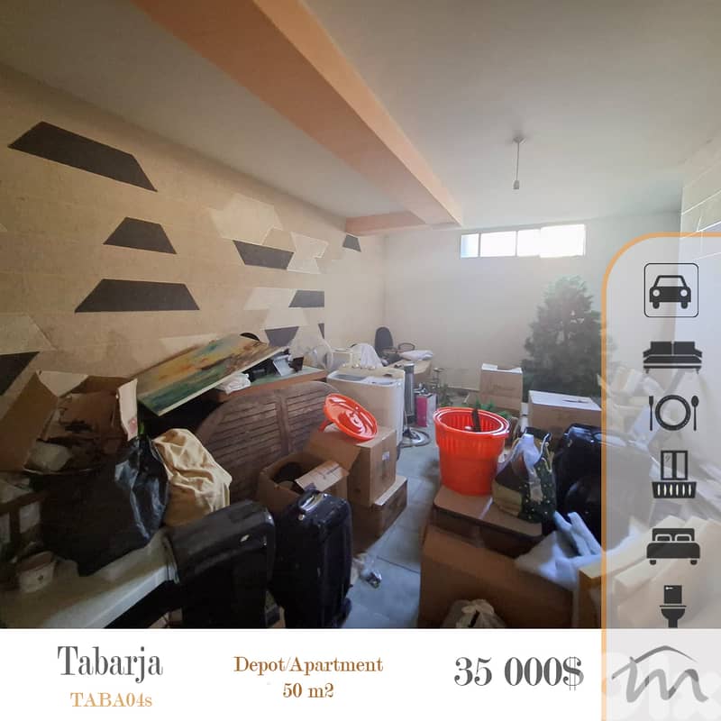 Tabarja | Building Age 15 | 50m² Office / Clinic | Prime Investment 0