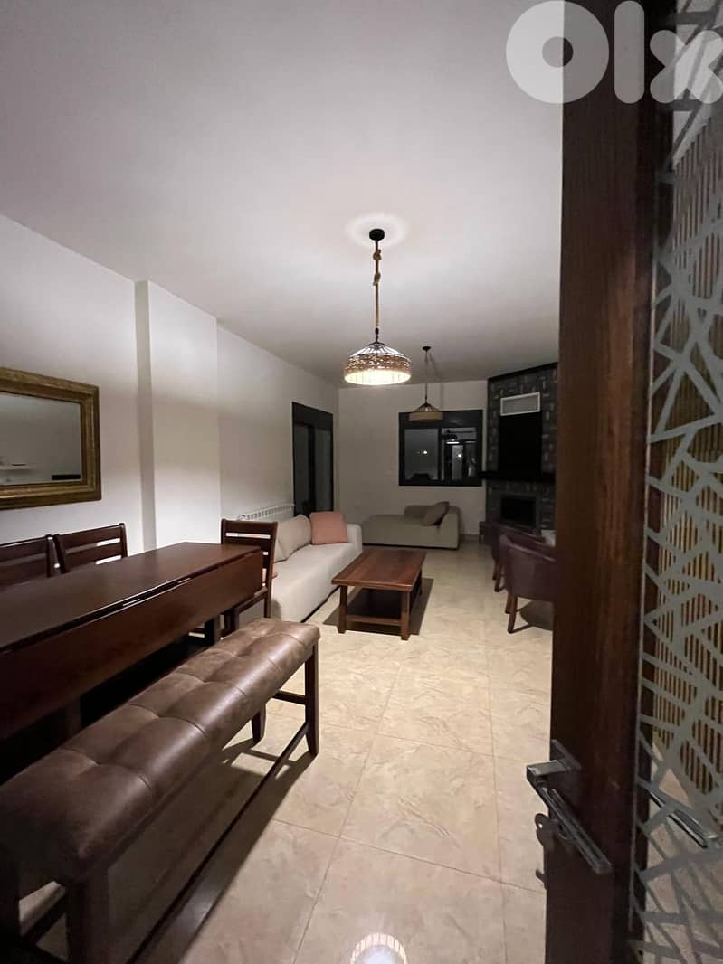 Zahle fully furnished decorated terrace open view Ref # 6771 0