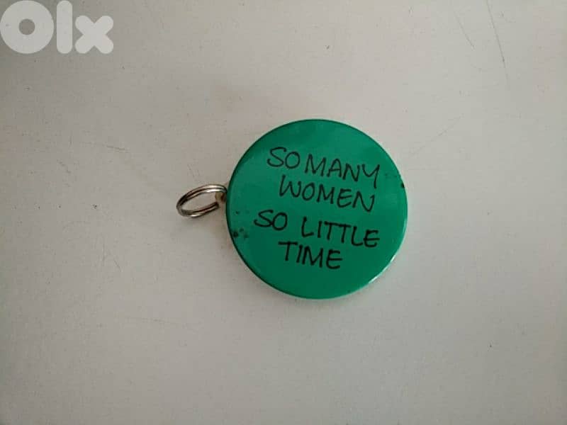 Vintage funny keychain - Not Negotiable 0