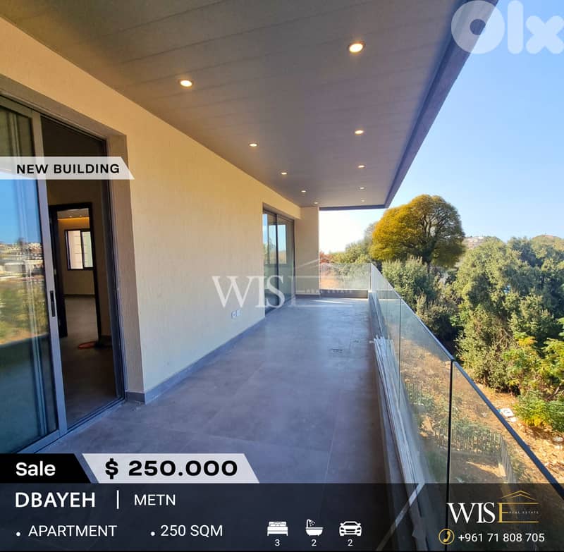 Stunning 250 SQM Apartment for SALE in Dbayeh! 0